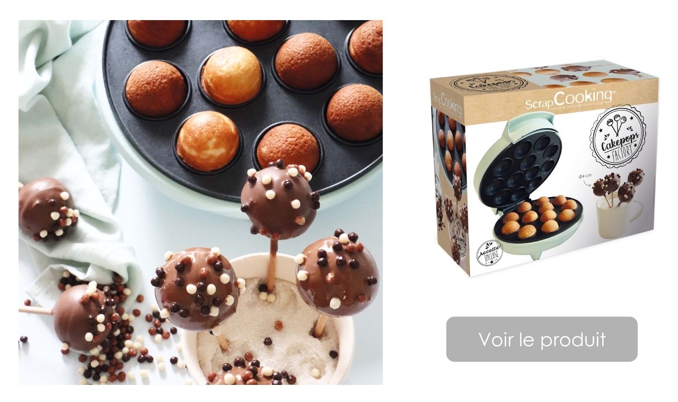 Recette cake pop à la machine cake pop - ScrapCooking